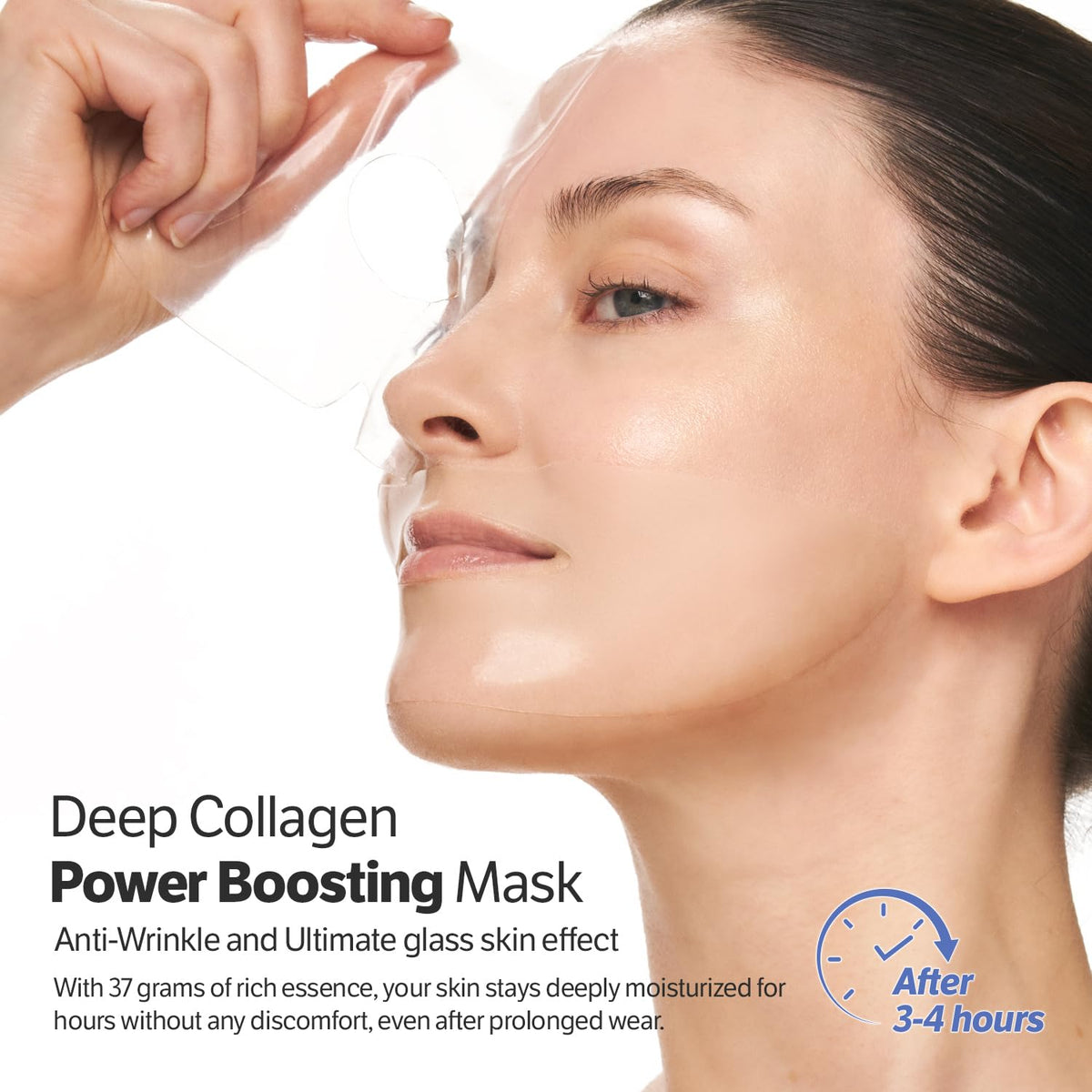 SUNGBOON EDITOR mask applied on face demonstrating instant soothing comfort