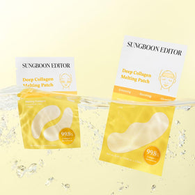 SUNGBOON EDITOR melting patch on damp skin showing quick activation benefit