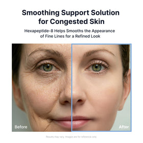 SUNGBOON EDITOR peptide complex graphic illustrating smoothing benefit