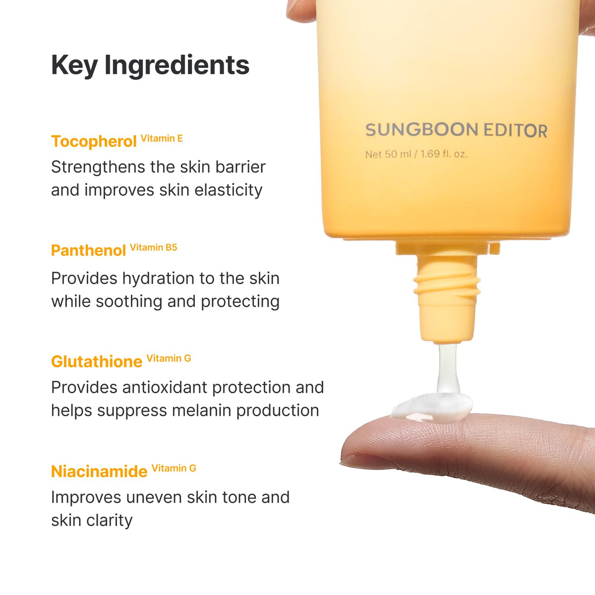 SUNGBOON EDITOR next to a coin for 50ml size comparison and travel convenience