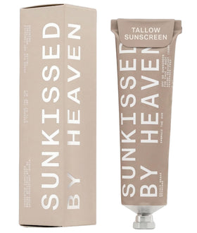 Sunkissed By Heaven front jar showing label and 3 oz size for clear identification and benefit