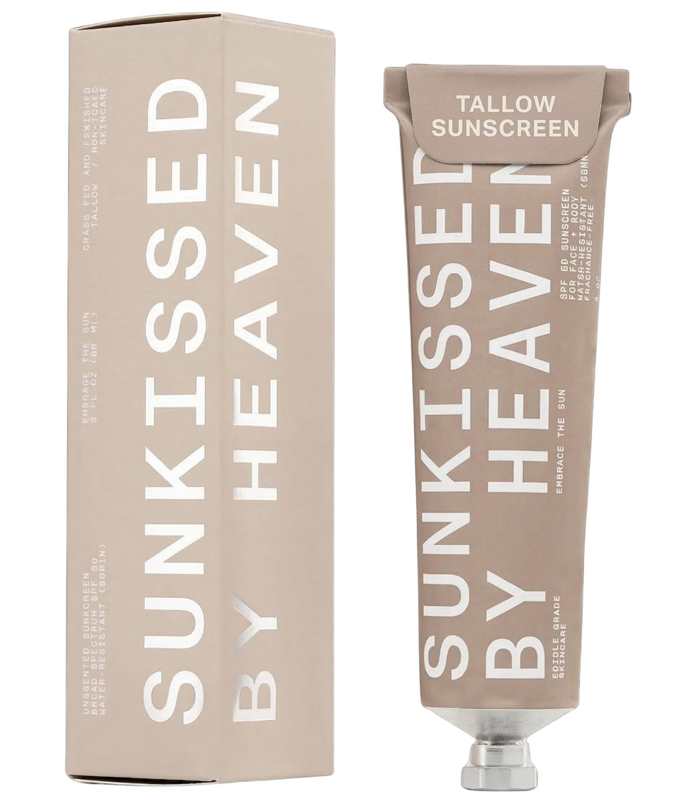 Sunkissed By Heaven front jar showing label and 3 oz size for clear identification and benefit