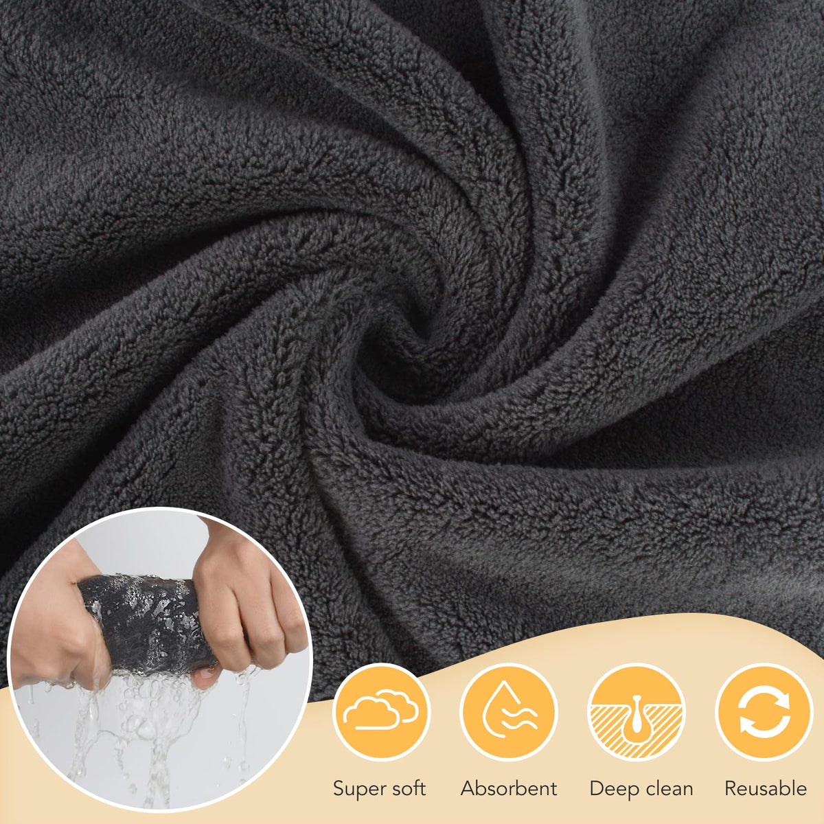 SUNLAND damp cloth wiping makeup away demonstrating gentle removal