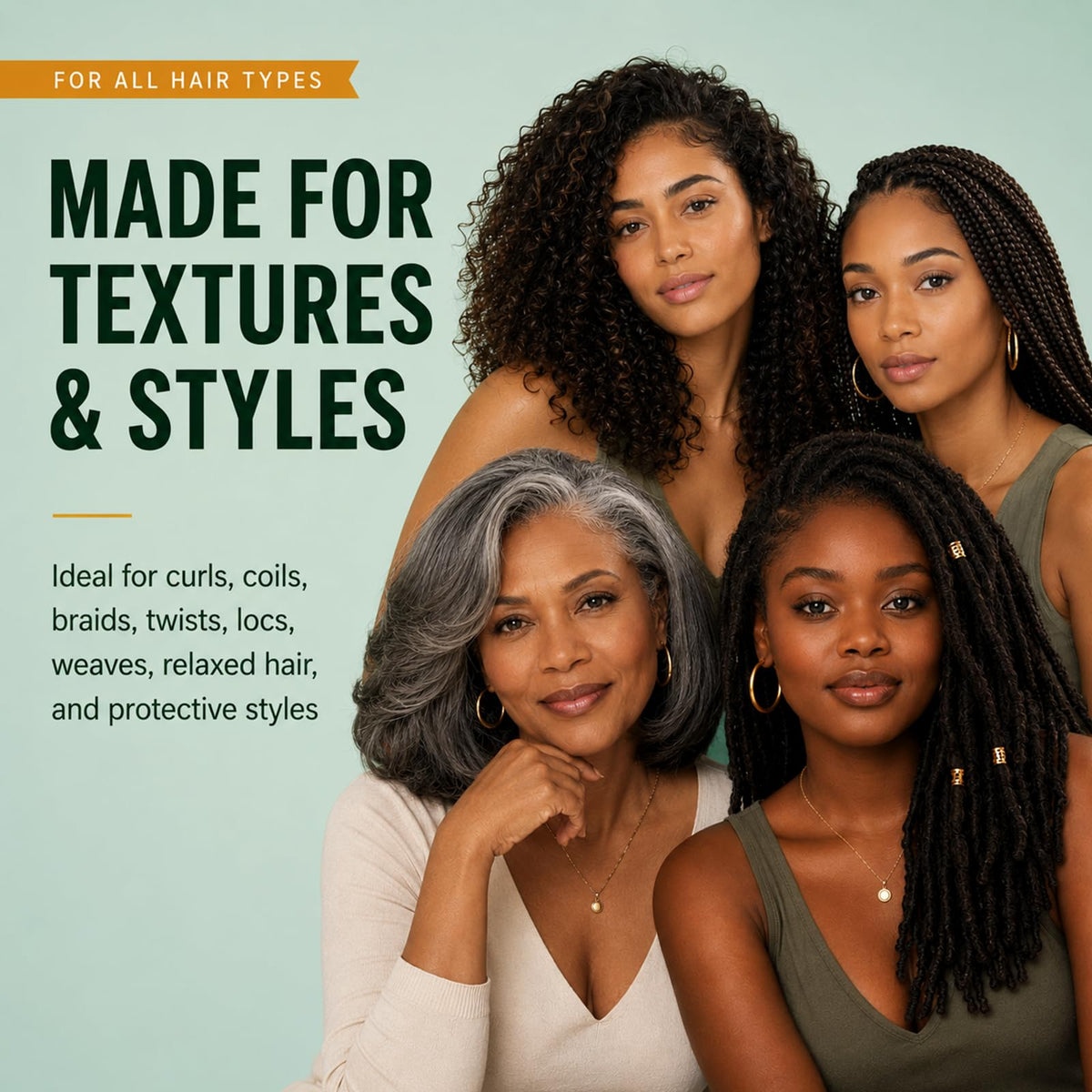 Sunny Isle applied to edges to nourish and reduce breakage
