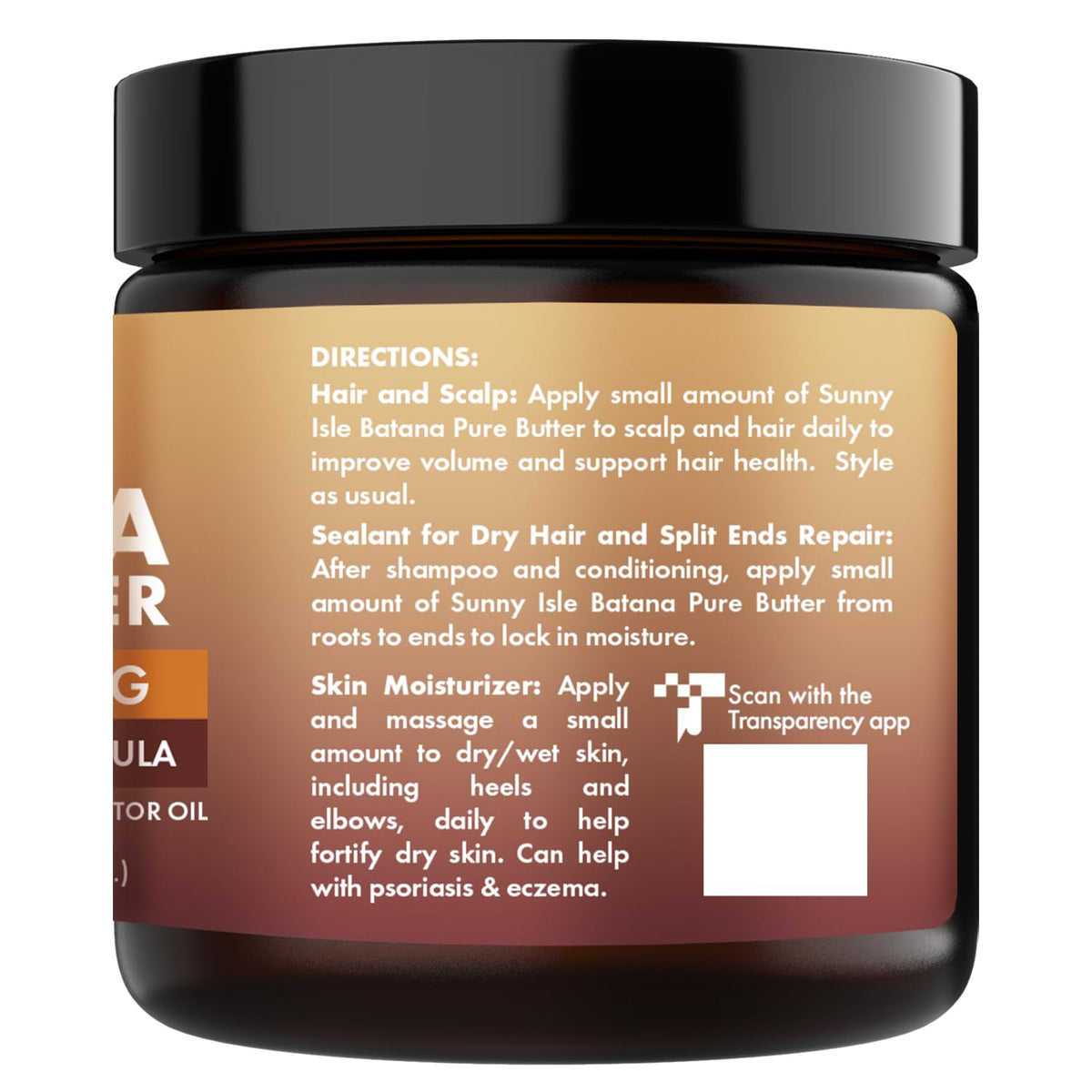 Applying Sunny Isle butter to a child's hair for gentle hydration and manageability
