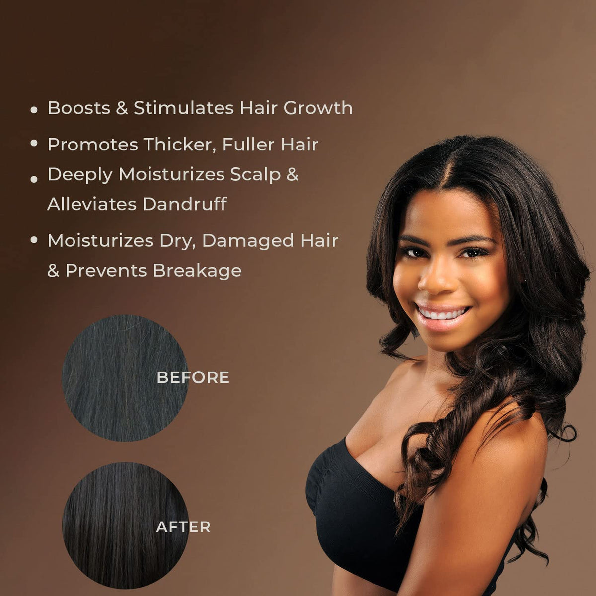 Sunny Isle chebe powder detail highlighting natural ingredient and traditional strength benefits