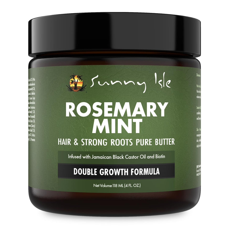Sunny Isle jar front label showing product benefits and fragrance