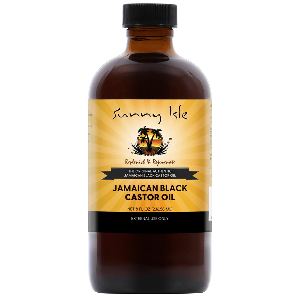 Sunny Isle bottle front view showing authentic JBCO label and size benefit