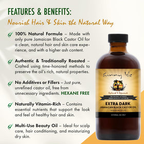 sunny isle bottle in hand conveying 8oz scale and easy application