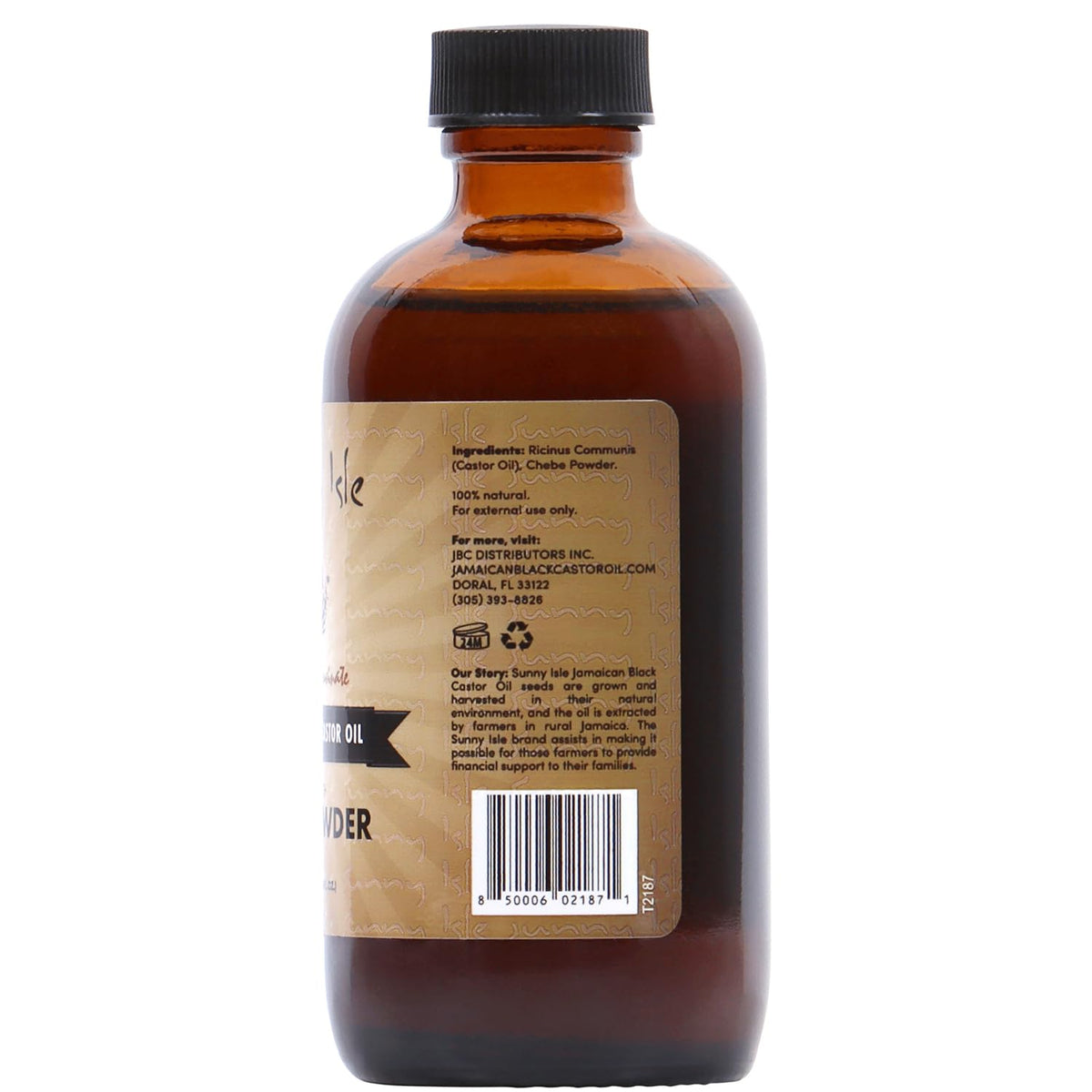 Sunny Isle oil applied to braids protecting hair and reducing friction during styling