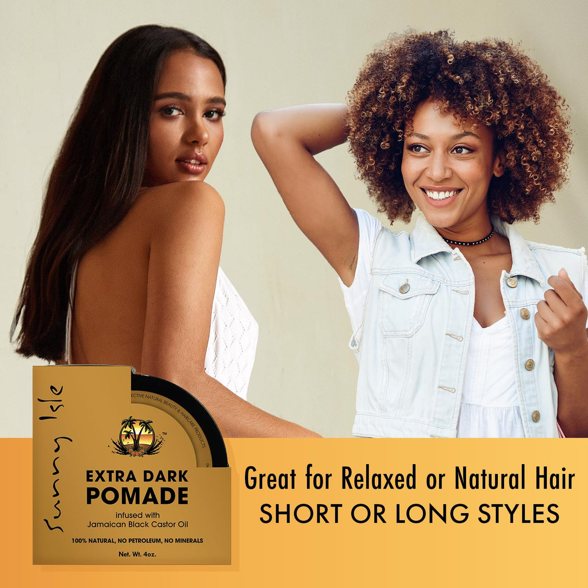 Sunny Isle scalp massage application showing reduced dryness and itch relief