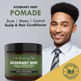 Sunny Isle scalp massage demonstration promoting healthier roots