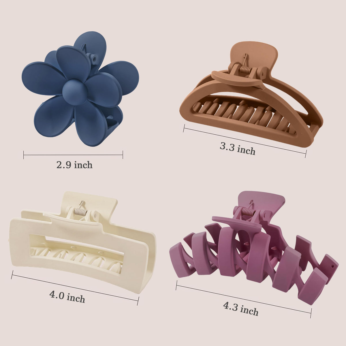 Sunolga close-up of matte-coated clip surface for reduced shine and grip