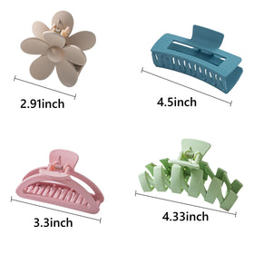 Sunolga close-up of pink flower clip detailing teeth and gentle grip benefit