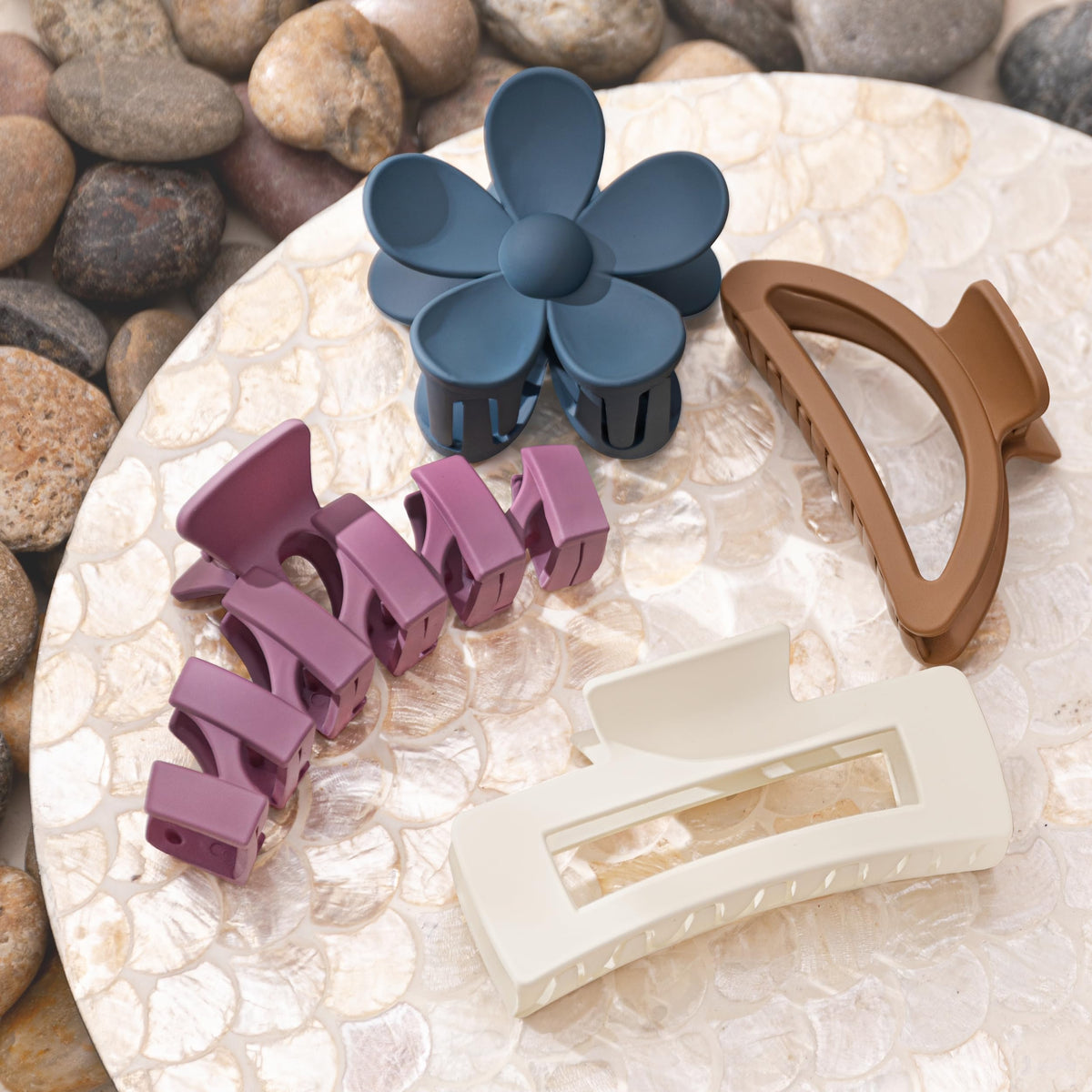 Sunolga clips on a bathroom vanity suggesting travel-friendly, ready-to-use convenience