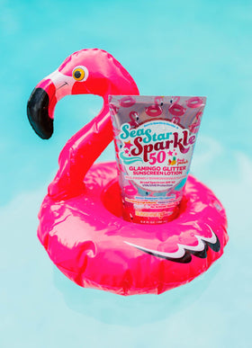 Sunshine & Glitter Fruit Punch scent bottle detail indicating child-friendly fragrance appeal