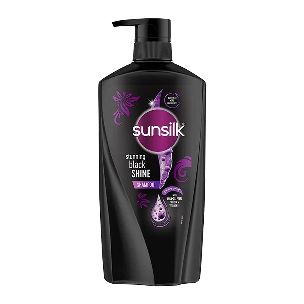 sunsilk 650ml bottle front label showing product name and size for easy recognition and shelf appeal
