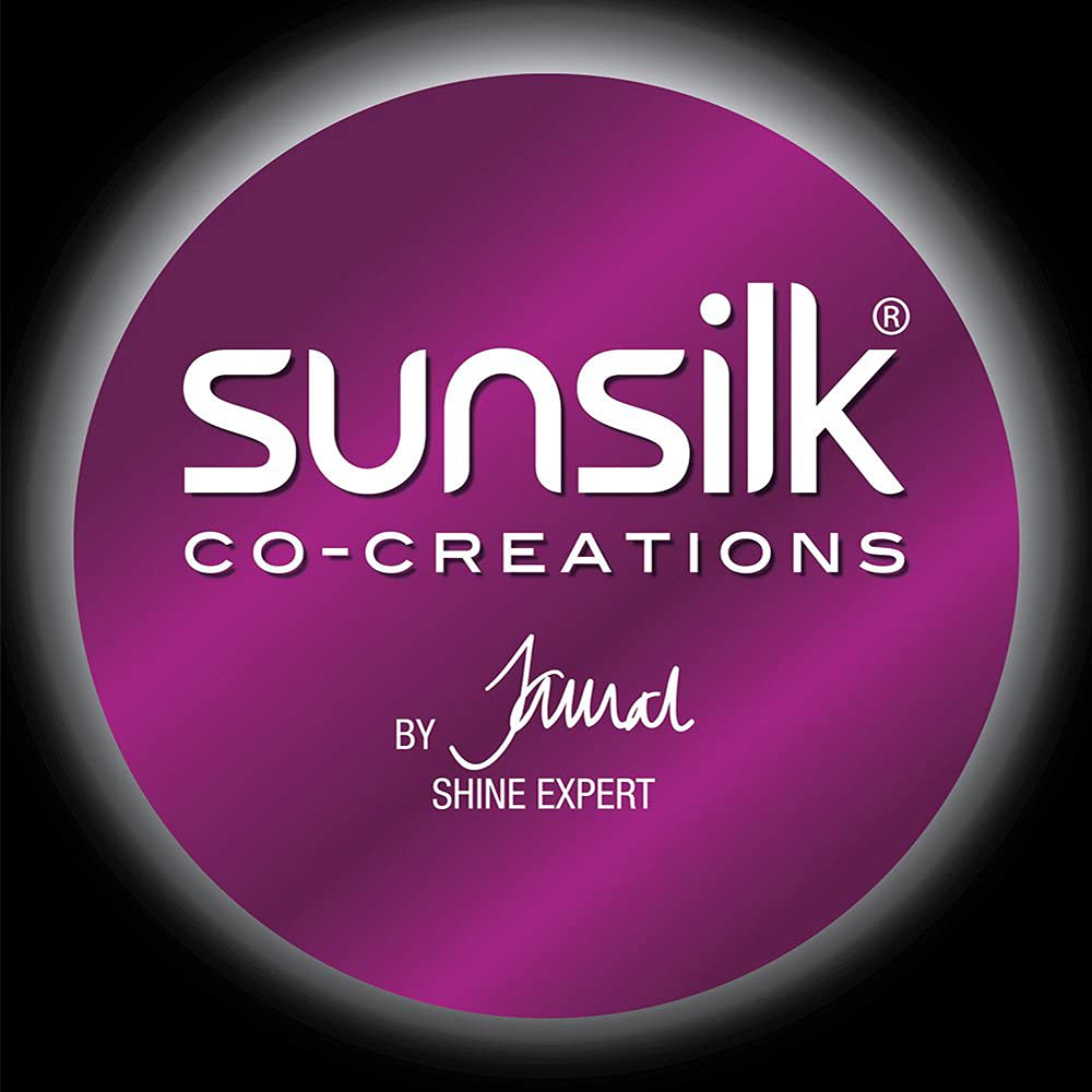 sunsilk before and after hair comparison displaying increased shine and fuller-looking results