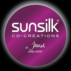 sunsilk before and after hair comparison displaying increased shine and fuller-looking results