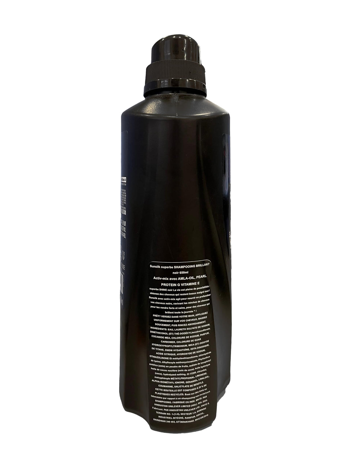 sunsilk bottle cap and dispenser detail illustrating easy controlled use and convenient application