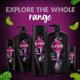 sunsilk conditioner beside shampoo to highlight pairing for better manageability and finish