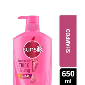 sunsilk used on wet hair demonstrating lather for improved volume