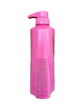 sunsilk label close-up highlighting keratin yoghurt complex and benefits