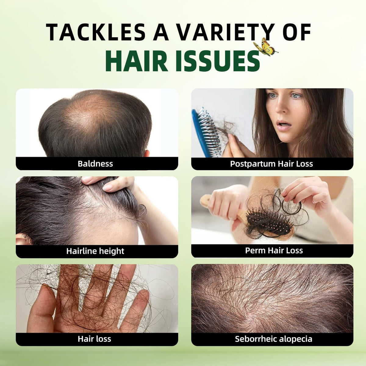 Sunspeak ingredients display with rosemary, mint, biotin for scalp health