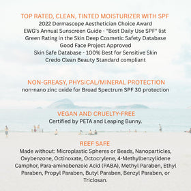 Suntegrity 2 oz tube in hand to show size and travel-friendly benefit