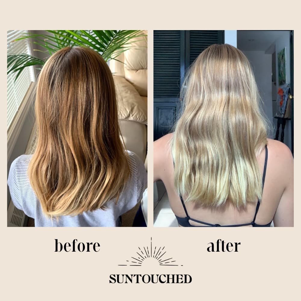Suntouched chamomile and citrus ingredients emphasizing antioxidant shine
