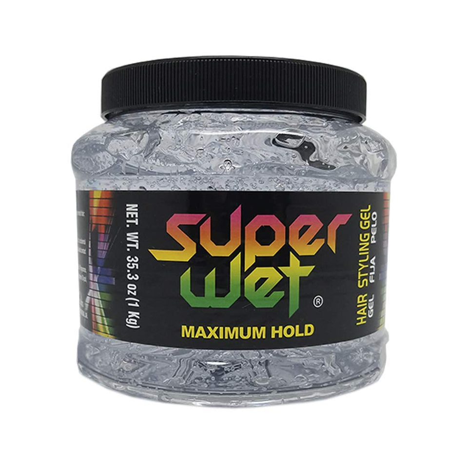 Super clear jumbo jar front view showing label and large size benefit
