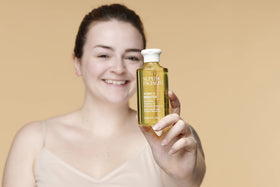 Super Facialist ingredient label close-up highlighting Vitamin C and plant oils transparency