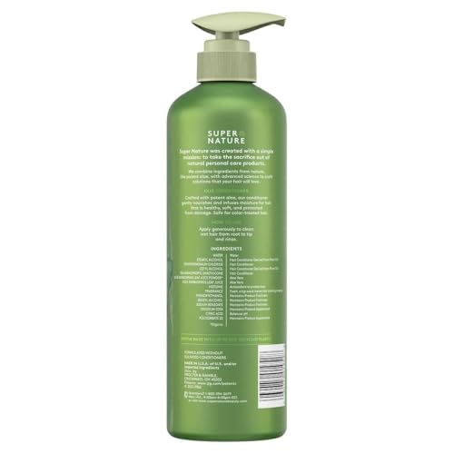 Super Nature creamy conditioner texture closeup highlighting smooth hydration