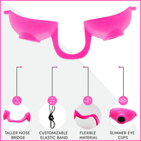 Super Sunnies elastic strap detail demonstrating secure fit