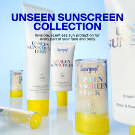Supergoop! ingredients label image showing emollients and botanical extracts for hydration