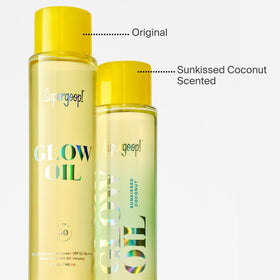 Supergoop! oil used at the beach offering water-resistant sun protection