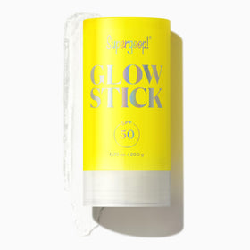 Supergoop! Glow Stick front packaging showing compact sunscreen benefit