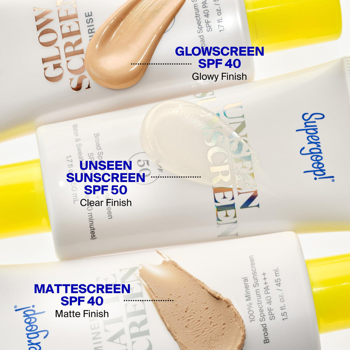 Supergoop! lifestyle image with sunkissed model showing natural-looking bronze glow