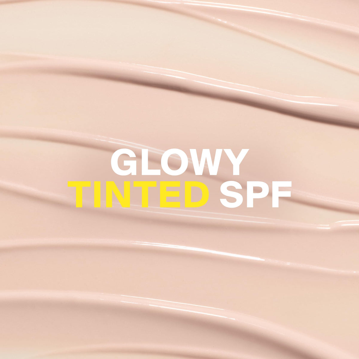 Supergoop! Glowscreen texture swatch displaying pearlescent finish for luminous glow