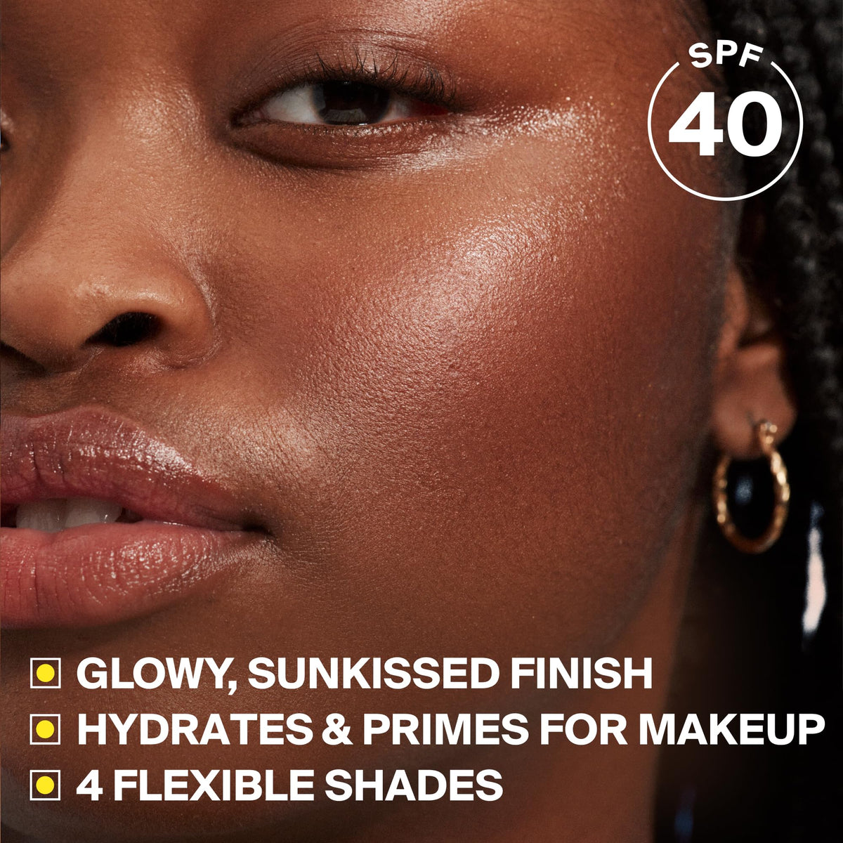Supergoop! texture swirl highlighting dewy luminous formula and hydration