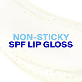 Supergoop! Lipscreen Shine doe-foot applicator closeup for precise, easy application