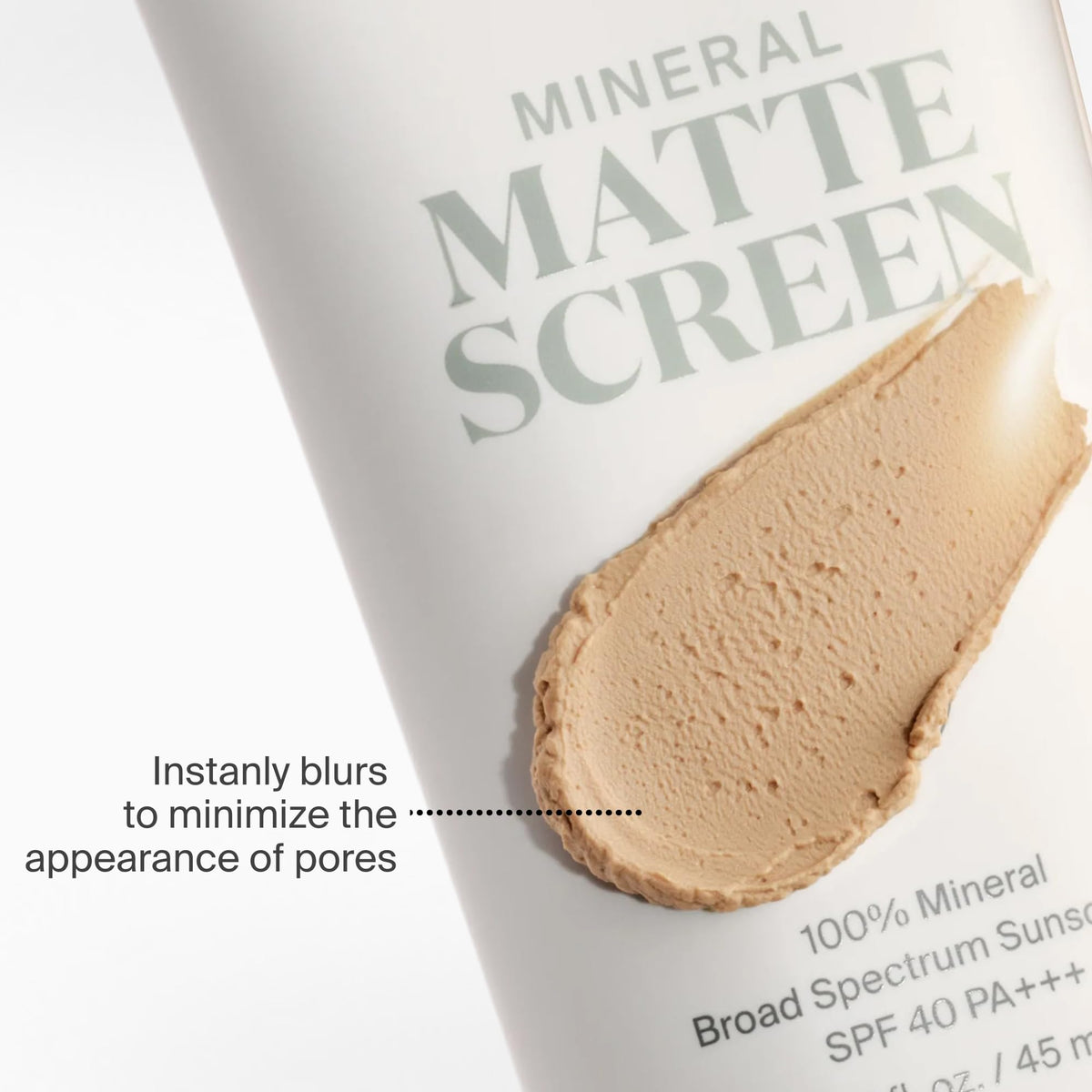 Supergoop! side profile of tube emphasizing compact, leak-resistant design