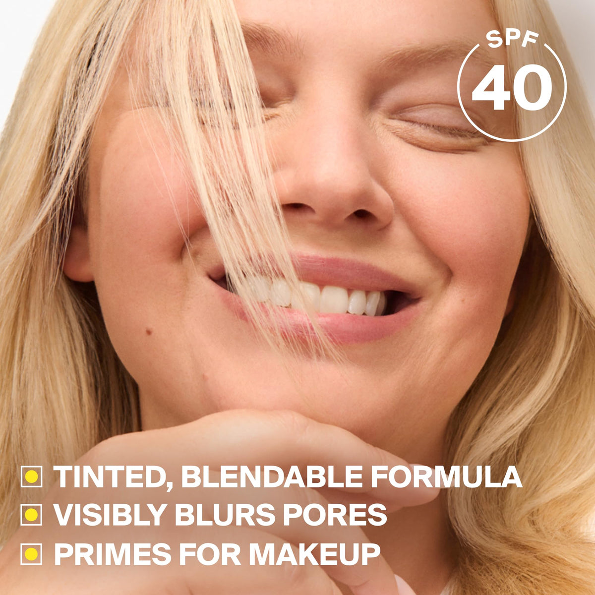 supergoop! 45 mL tube held in hand showing compact travel-friendly size