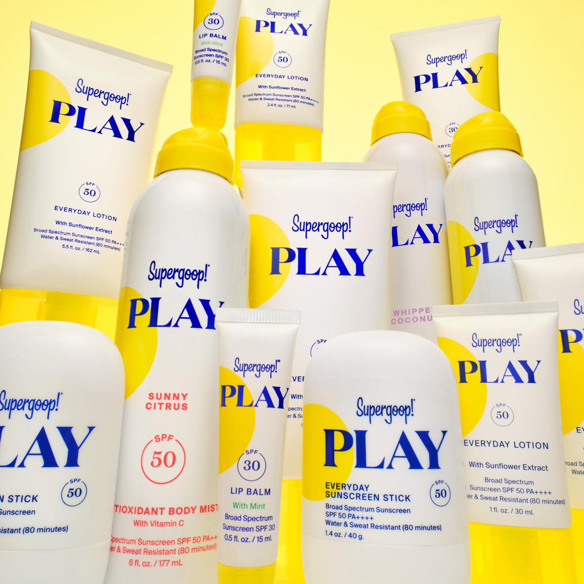 Supergoop! in outdoor active setting demonstrating water and sweat resistance