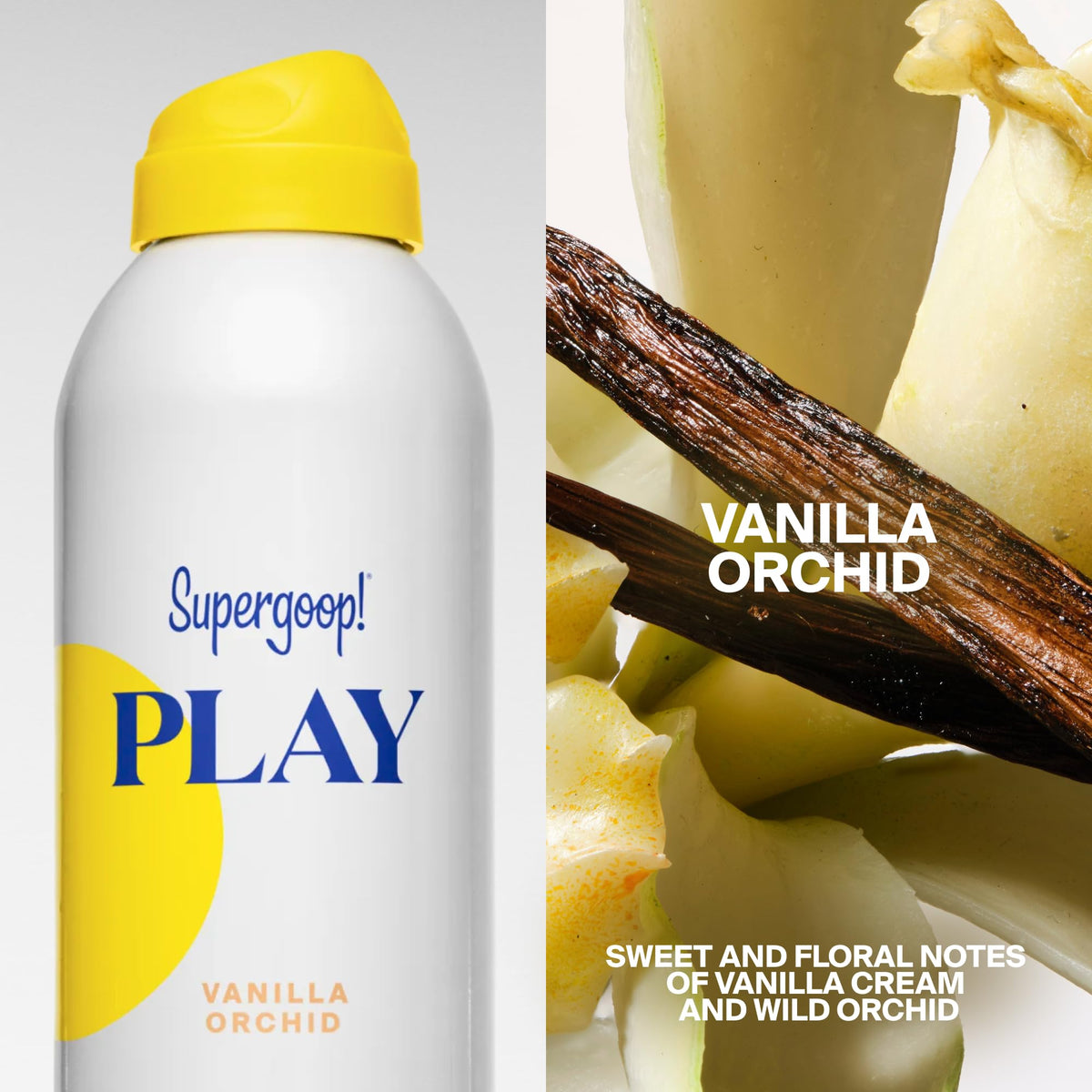 Supergoop! sprayed on arm showing subtle radiant skin glow