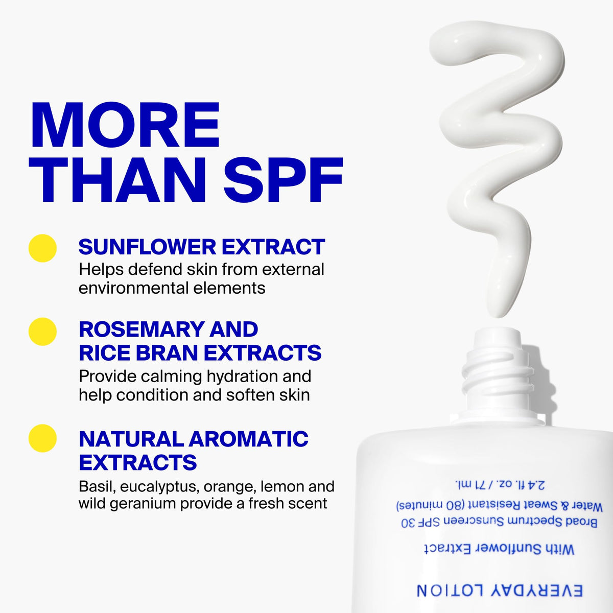 Supergoop! tube beside sunglasses suggesting everyday outdoor use benefit