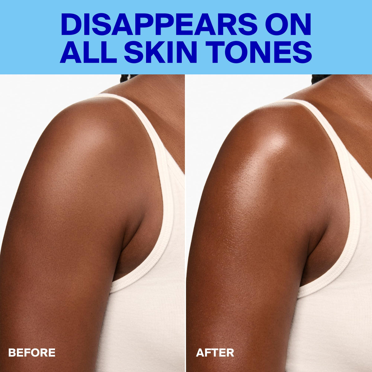 Supergoop! fine mist spray texture illustrating lightweight, non-greasy finish