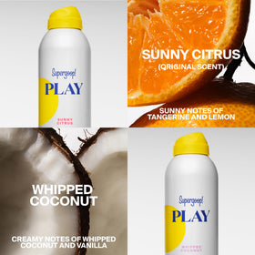 Supergoop water resistance demo on skin illustrating sweat and water durability