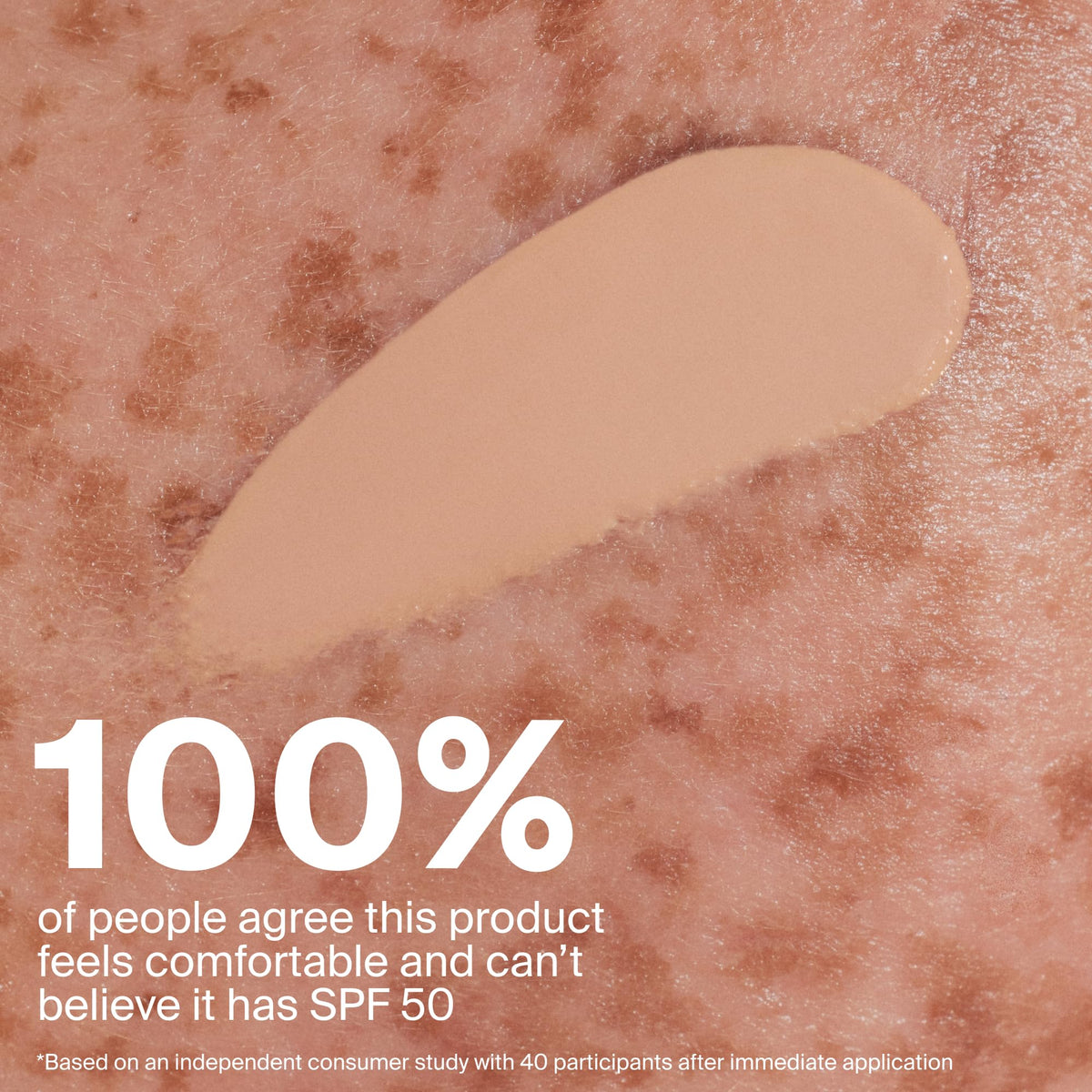 Supergoop! 22W shade comparison illustrating warm-light matching benefit