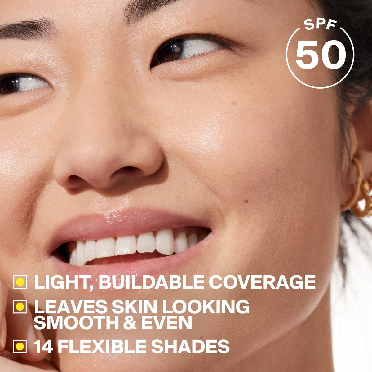 Supergoop! creamy texture closeup highlighting lightweight blendability benefit